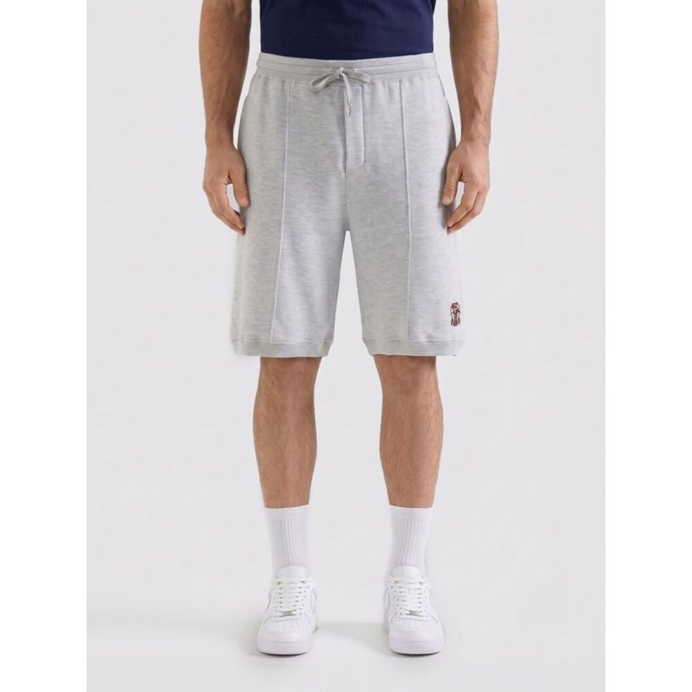 Brunello Cucinelli Shorts Men Grey